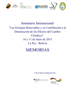 Memoria del Seminario