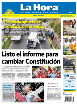 Pichincha aprueba en simulacro por el volcán