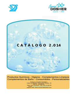 Catálogo 2014N - Comercial Dosher