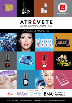 catálogo - Atrevete Distribución de Cosmeticos