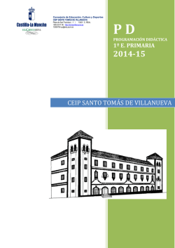 Programación Didáctica 1er curso LOMCE