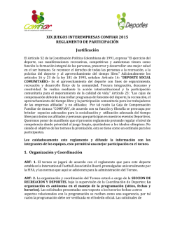 Reglamento de los Juegos