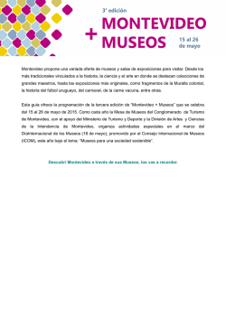 Montevideo propone una variada oferta de museos y