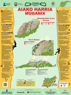 Aiako Harria Poster - Gipuzkoako Mendizale Federazioa