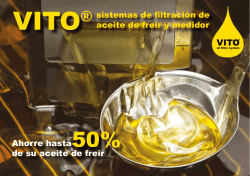 VITO ® sistema de filtración