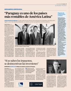“Paraguay es uno de los países más rentables de América