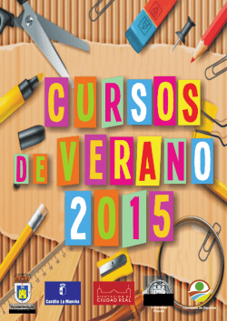 Cursos de verano 2015