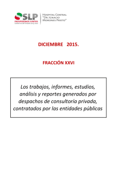 Los trabajos, informes, estudios, análisis y reportes generados por