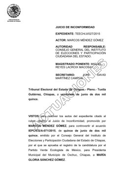 teech/ji/027/2015 actor - Tribunal Electoral de Estado de Chiapas