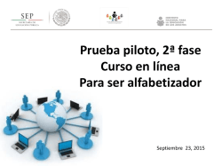 Para ser alfabetizador