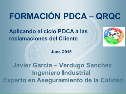 PDCA Training - J. García
