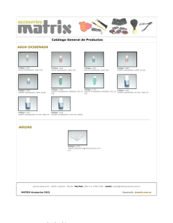Impresión - Accesorios MATRIX