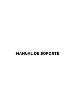 MANUAL DE SOPORTE