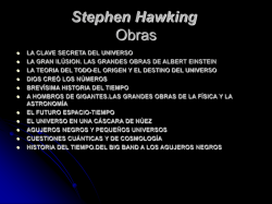 Stephen Hawking - QUIMICA-INGENIERIAENERGIA