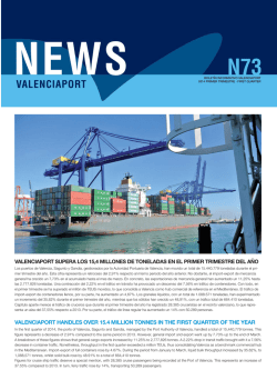 NEWS 73 OK_NEWS - Autoridad Portuaria de Valencia