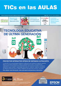 TICs en las AULAS - Electrónica & Comunicaciones Magazine