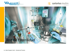 Test de Esterilidad - Sartorius Descargar