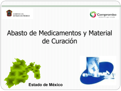 Servicio subrogado de farmacia para el Estado de México