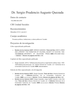 Dr. Sergio Prudencio Augusto Quezada