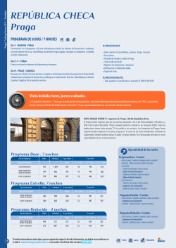 programas de praga viajes insular