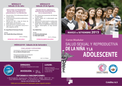 ADOLESCENTE - Instituto Nacional Materno Perinatal