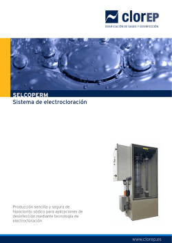 SELCOPERM Sistema de electrocloración