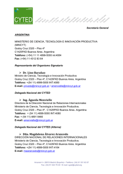Organismos Signatarios 2015-10-20