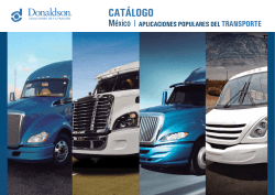 Catálogo de Aplicaciones Populares del Transporte en México