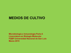 AGAR NUTRITIVO - microbiologiaunsl