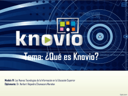 ¿Que es Knovio?.