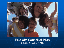 The Palo Alto PTA`s Quiz:PPT