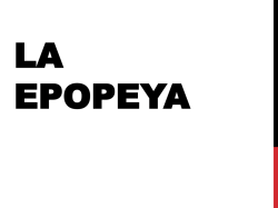 LA EPOPEYA