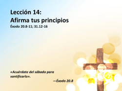 Lección 14