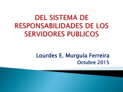 Sistema de Responsabilidad de Servidores Públicos