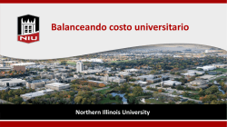 Balanceando costo universitario Northern Illinois University Es