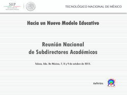 Presentacion DDIE PI y Dual - Instituto Tecnológico de Toluca