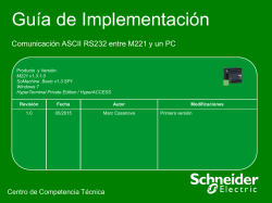 Comunicación ASCII RS232 M221-PC v1.1