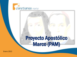 Proyecto Apostolico Marco