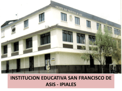 INSTITUCION EDUCATIVA SAN FRANCISCO DE ASIS