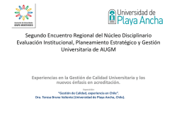 TBV Seg. encuentre UGM 04-05-15 - Asociación de Universidades