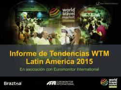 Informe de Tendencias WTM Latin America 2015