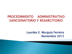 Procedimiento Resarcitorio