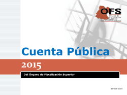 Nuevo para 2015 - Órgano de Fiscalización Superior del Estado de