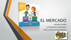 EL MERCADO - Blog de la Profesora Illeana Silva