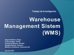 Warehouse Management Sistem (WMS)