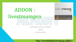ADDON : livestreampro