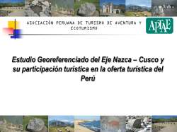 Estudio Georeferenciado del Eje Nazca – Cusco y su
