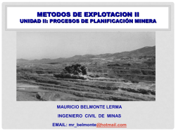 3. Planificación Minera Rajo (Ejercicios) - PPT