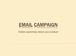 Infodataplace | Email campaign