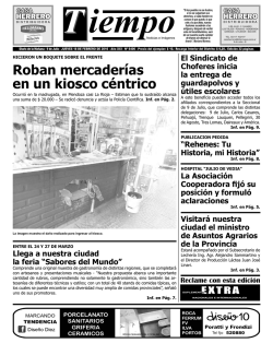 Roban mercaderías en un kiosco céntrico - Diario Tiempo Digital